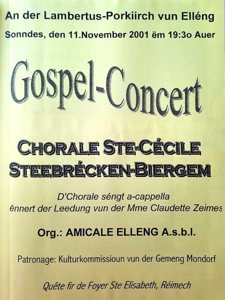 11/11/2001 Gospel-Concert